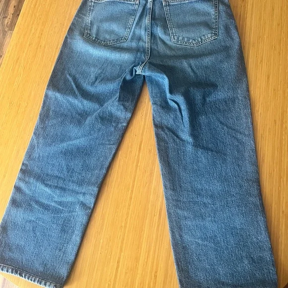 Sezane L'iconique Droit Trousers Denim - Size 8 - Picture 4 of 9